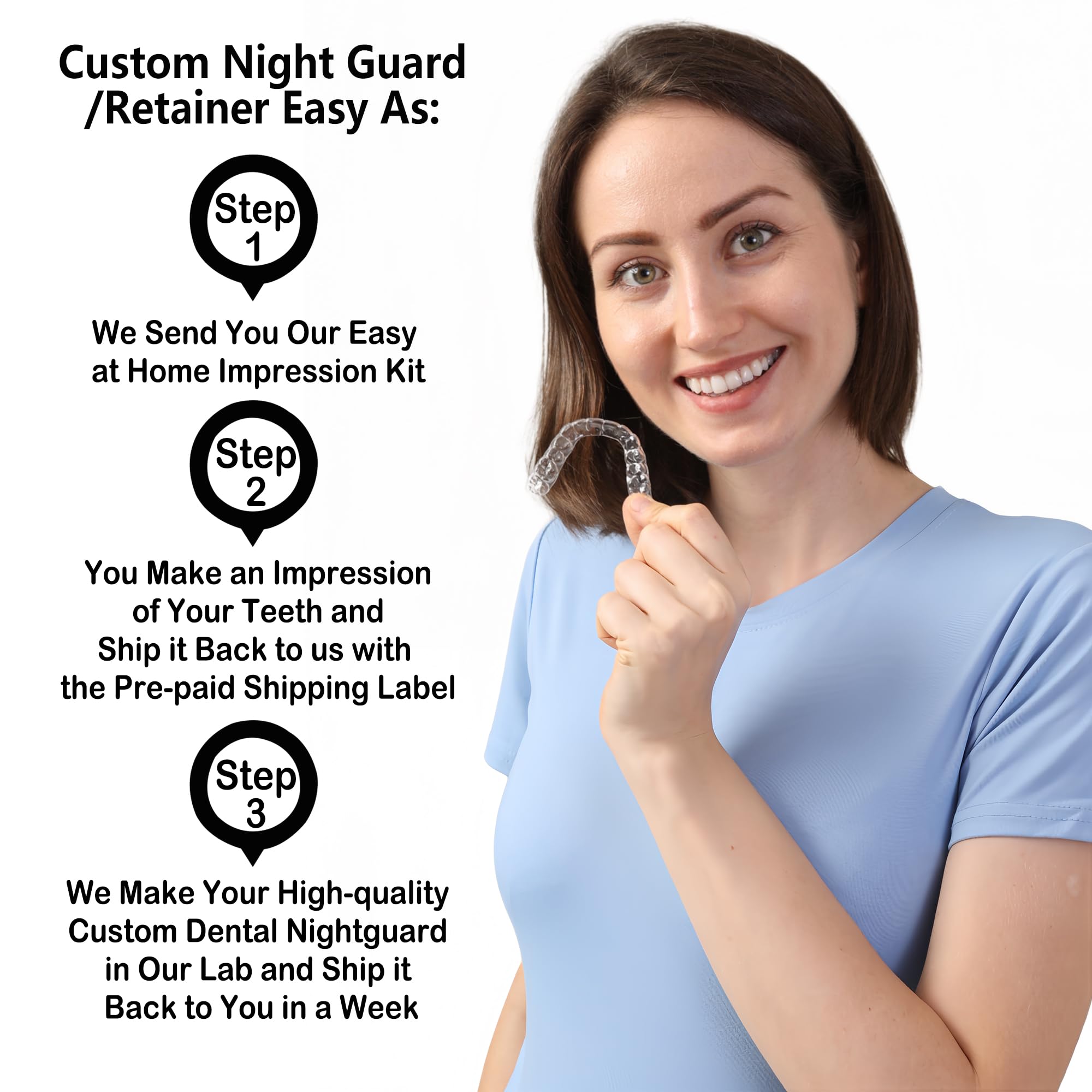 DIY molding kit components for at-home impressions