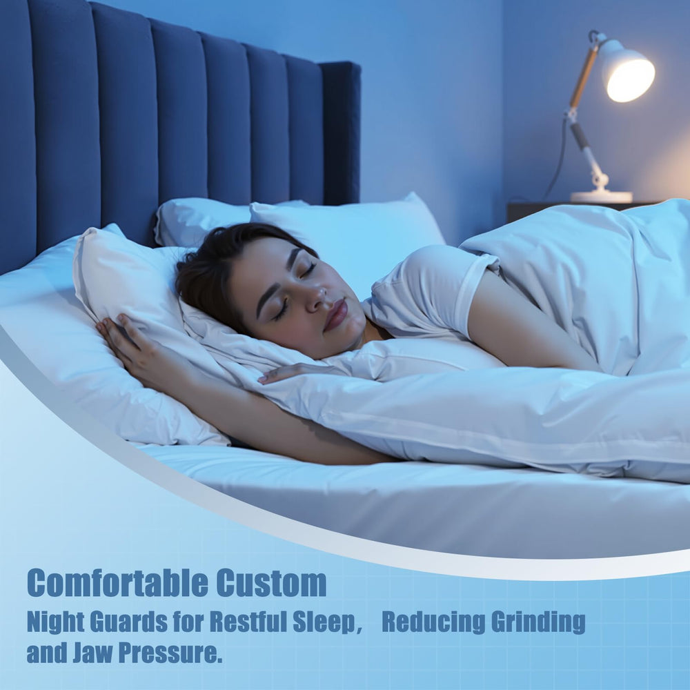 Two night guards: upper or lower set at 1.5mm