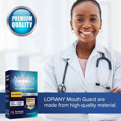Night guards for teeth grinding set with two storage cases