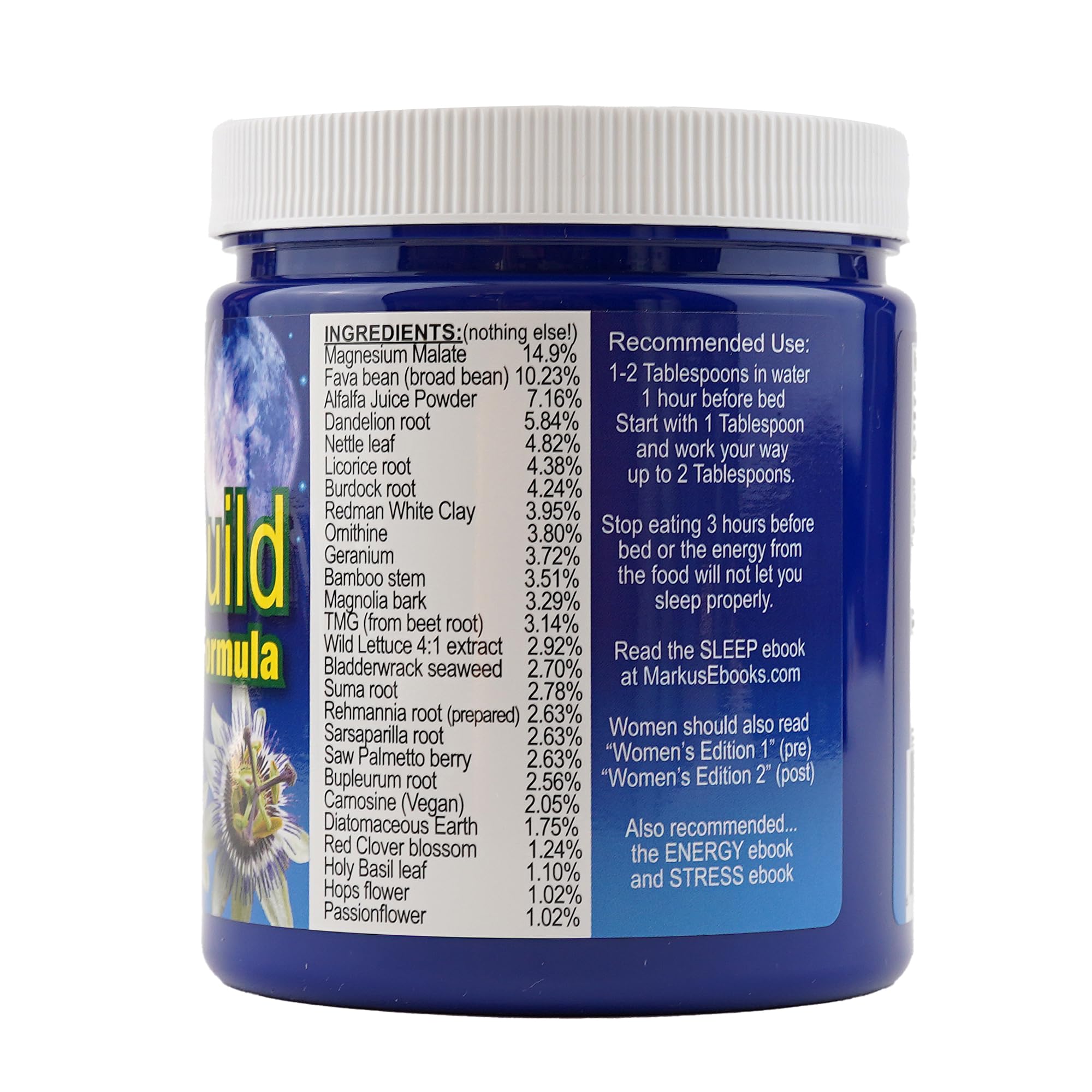 Night Rebuild capsules bottle with 350-count