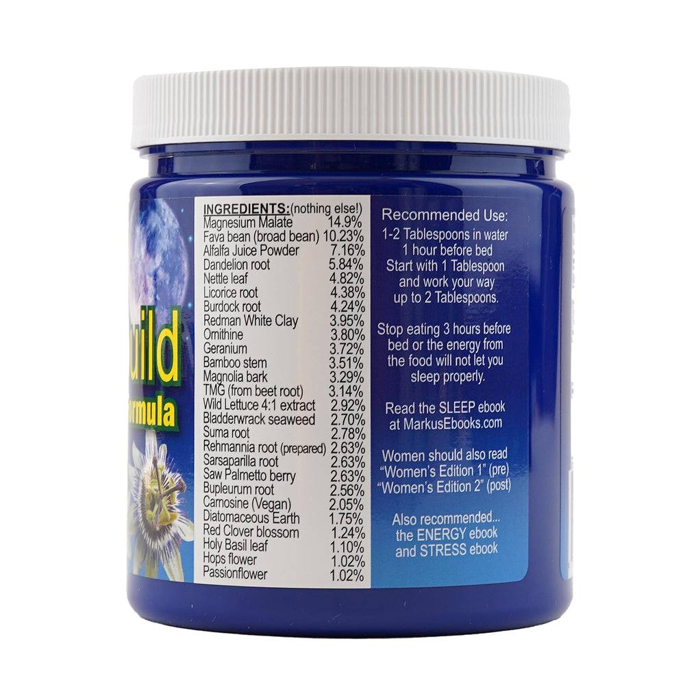 Night Rebuild capsules bottle with 350-count