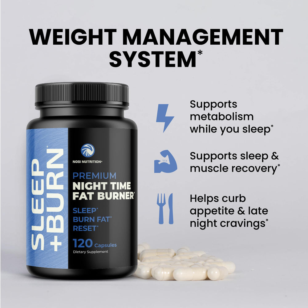 Melatonin and sleep-support ingredients for metabolism