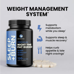 Melatonin and sleep-support ingredients for metabolism