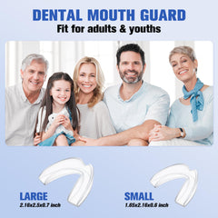 Night Guard Front View - Clear Material