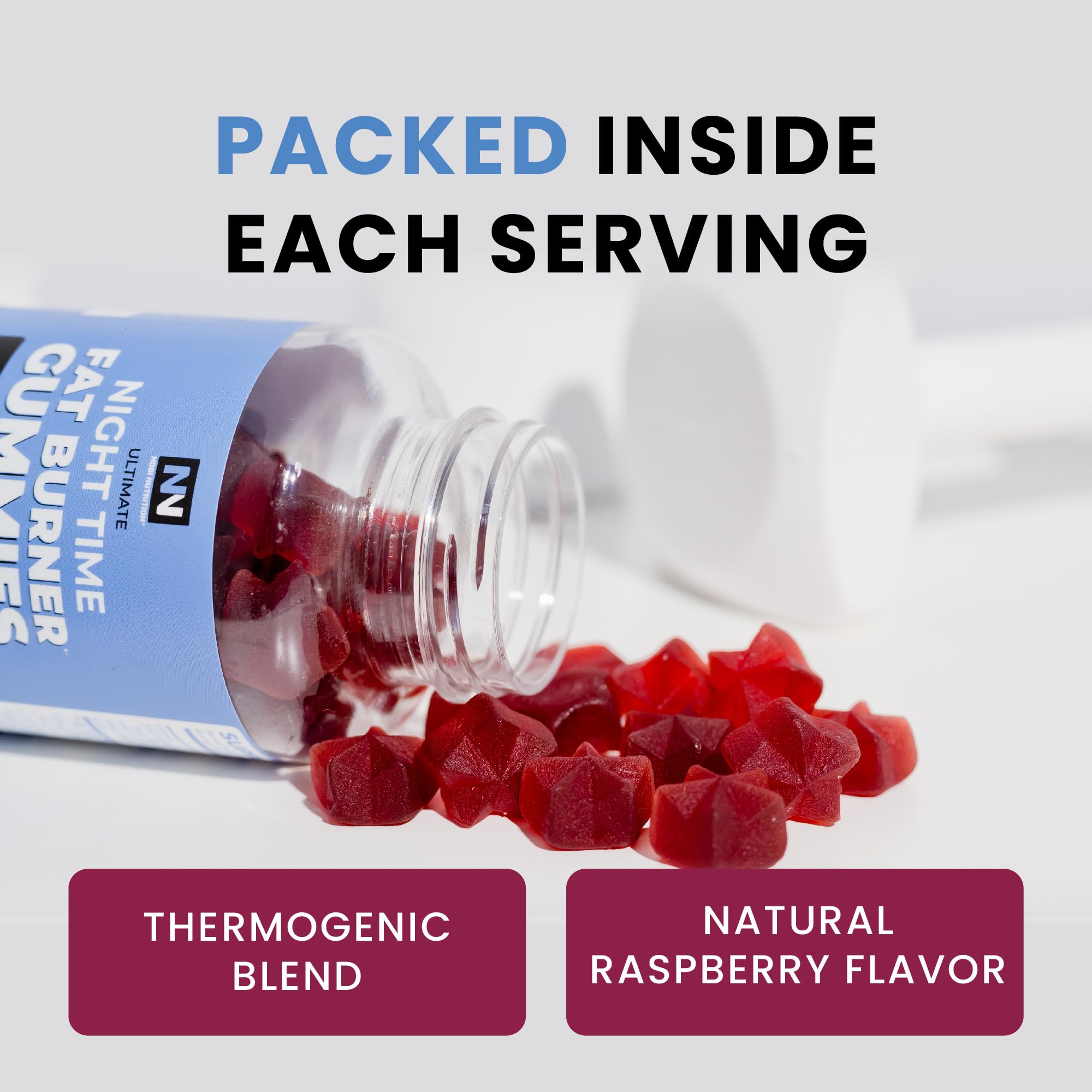 Gummies with night-time diet branding