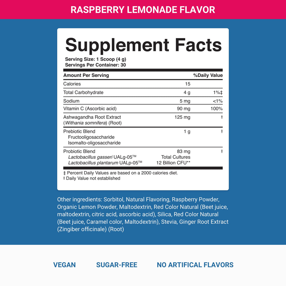 Nighttime Complete Raspberry Lemonade prepared as a drink