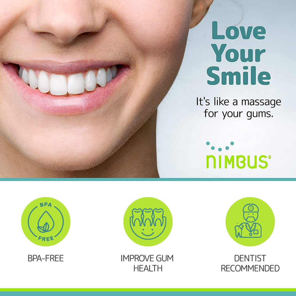 NIMBUS 10-pack travel toothbrush with assorted colors