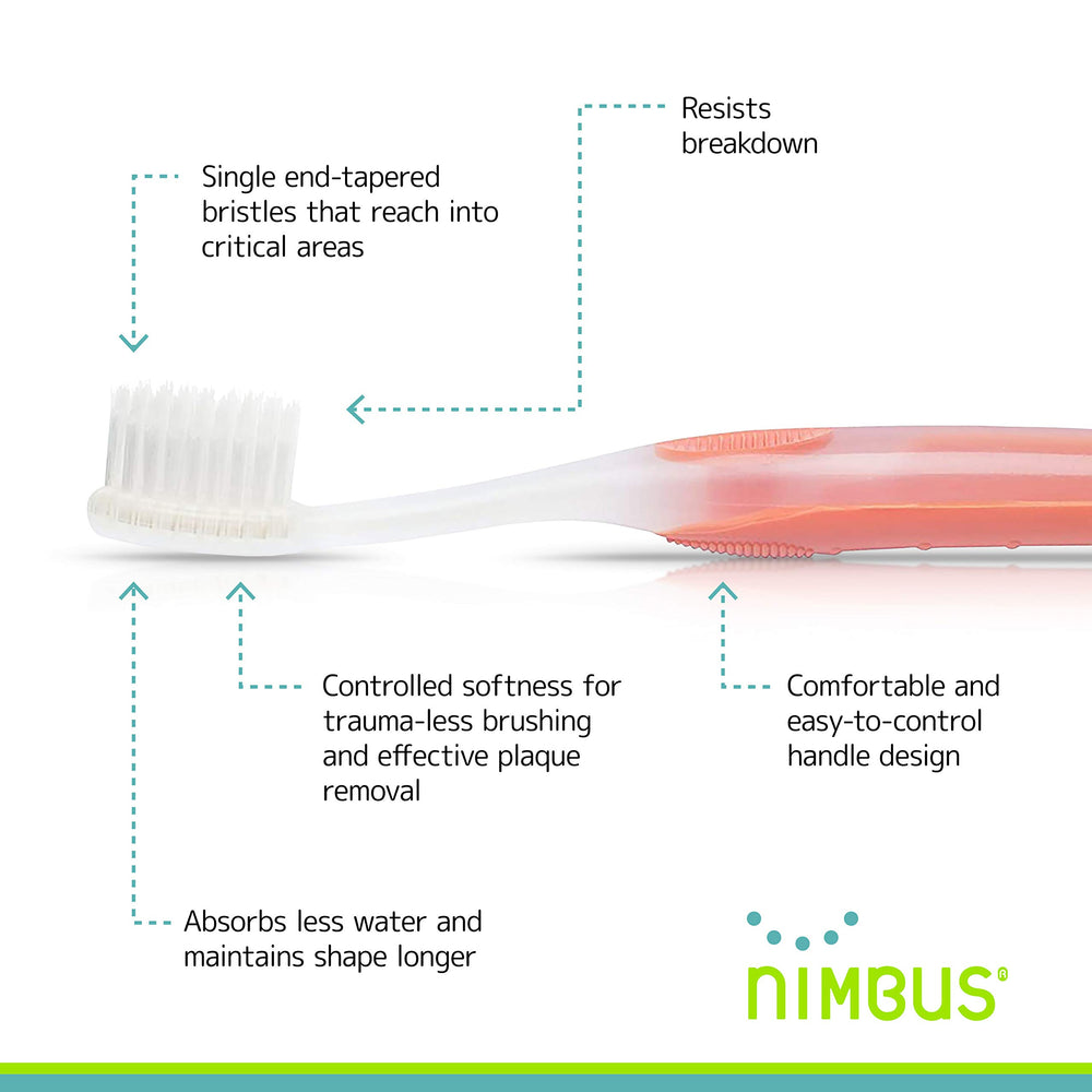 Nimbus Nimby 4-pack toothbrush packaging for kids.