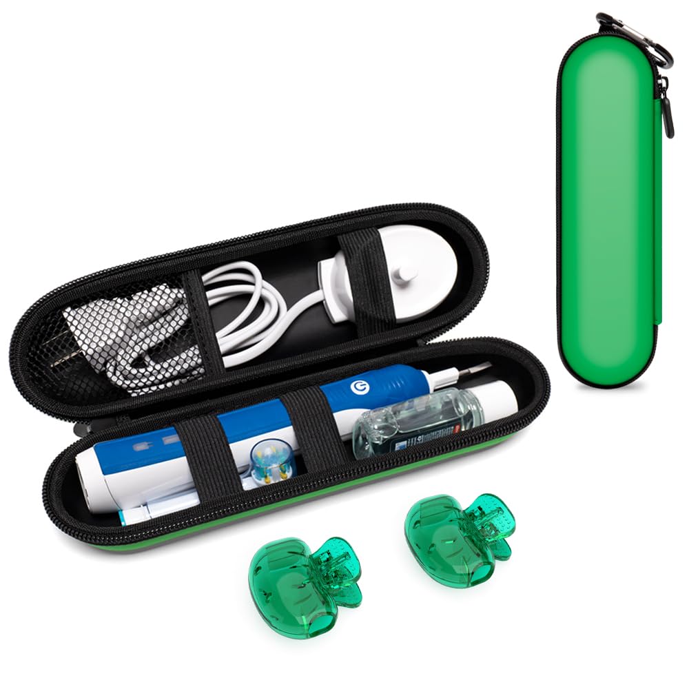 Nincha green travel case front view