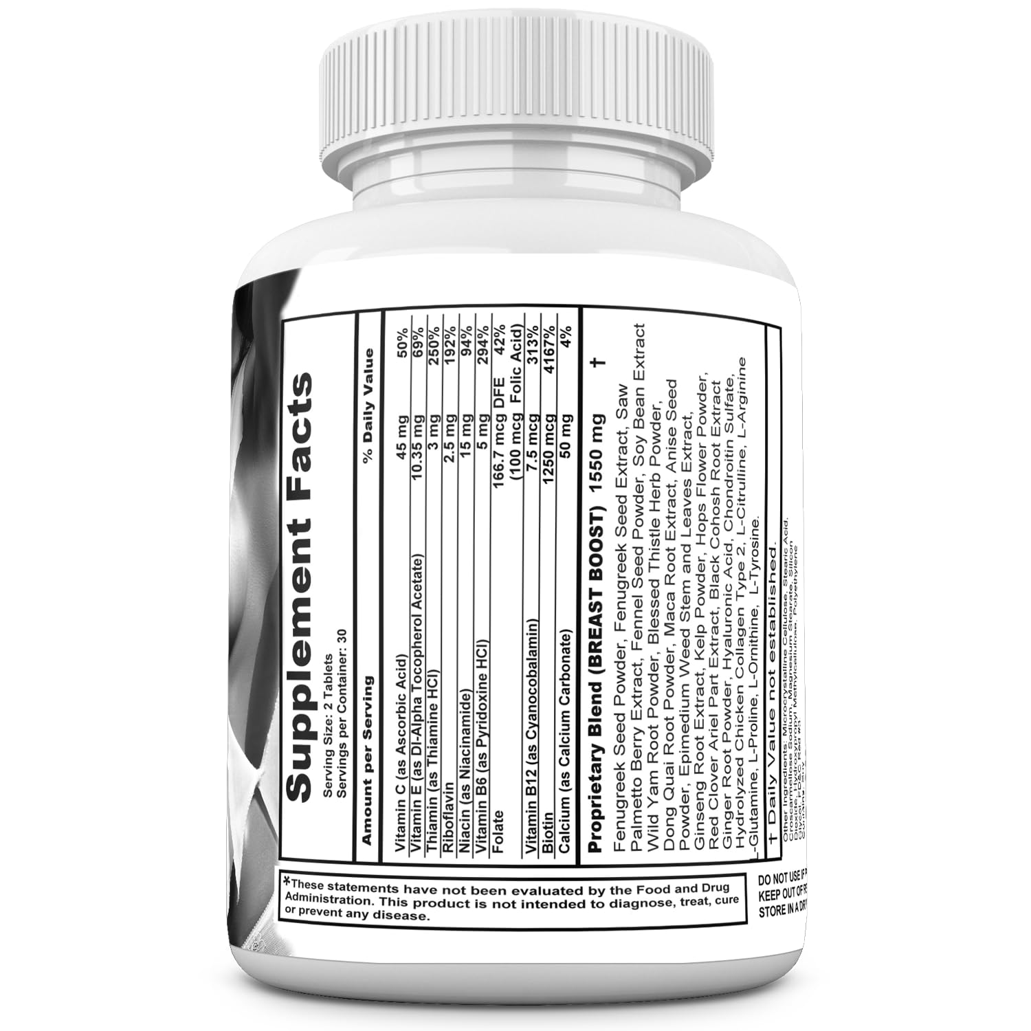 Collagen and herbal blend in NIPPLEXAN