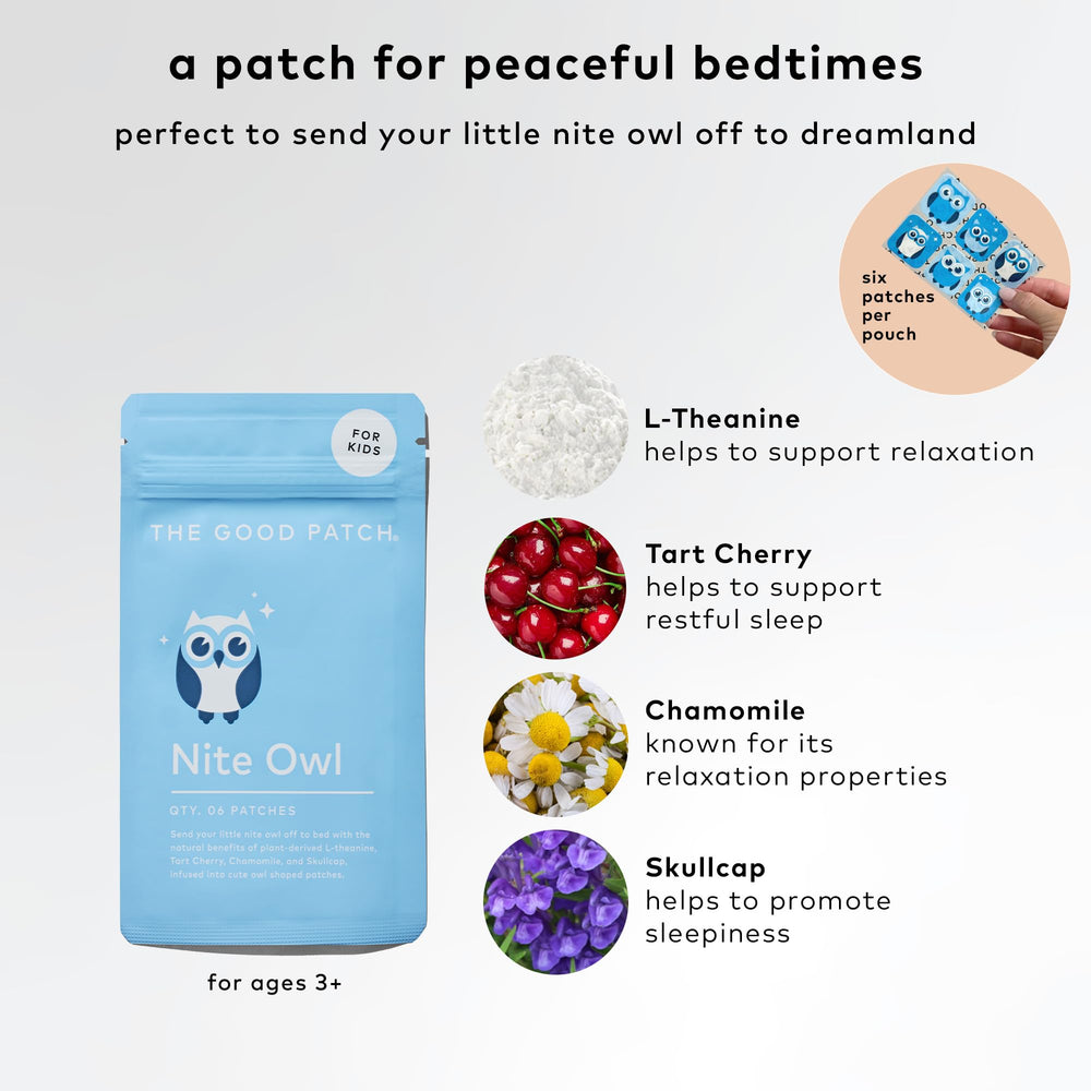 Nite Owl sleep patch design 2 for kids