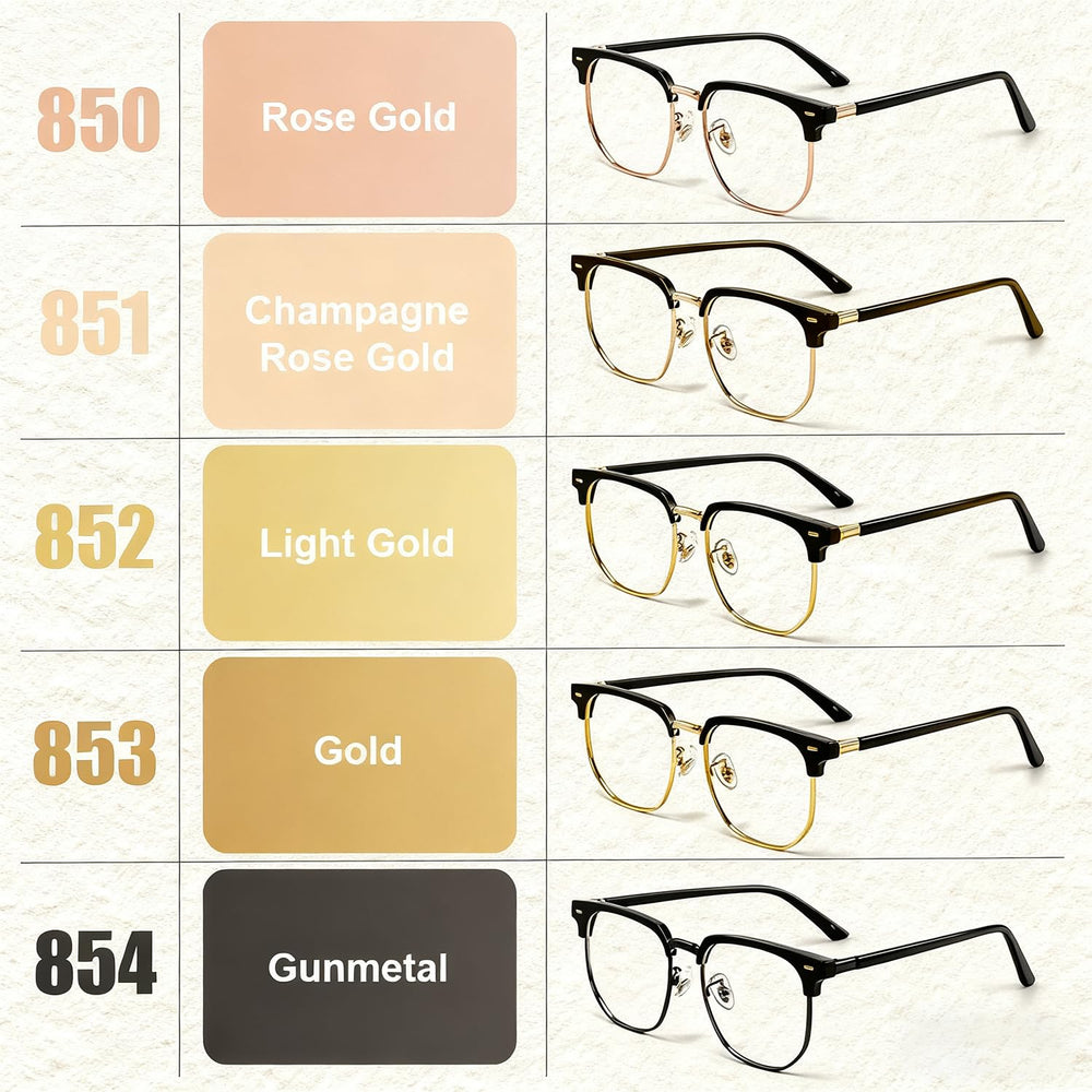 Color options including Rose Gold 850 and Matte Black