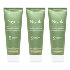 Niyok Fluoride-Free Coconut Oil Toothpaste 75 ml tube in Peppermint Lemon flavor