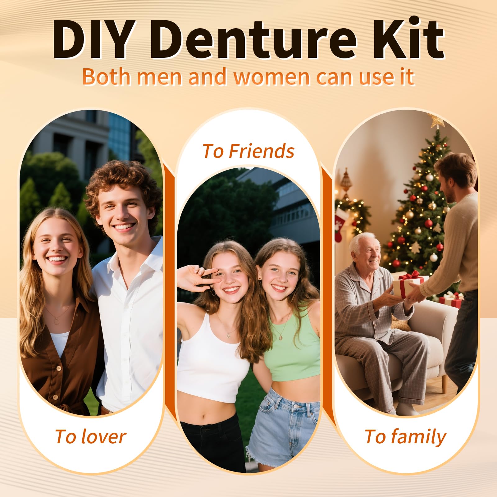 Polishing tools and resin pieces for NK02 dentures