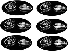 NLQHOPTS push-in nose pad attached to glasses, clear 15mm