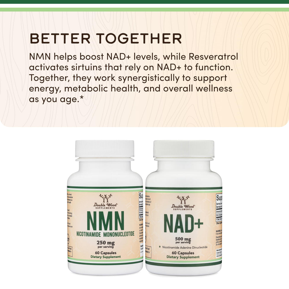 Gluten-free NMN supplement label