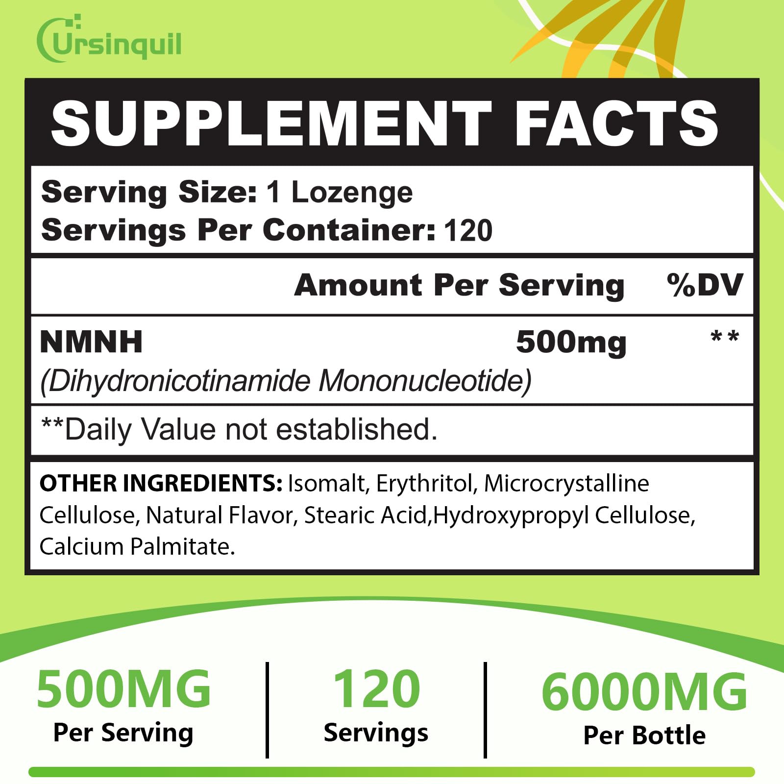 Gluten-free and soy-free NMNH ingredients