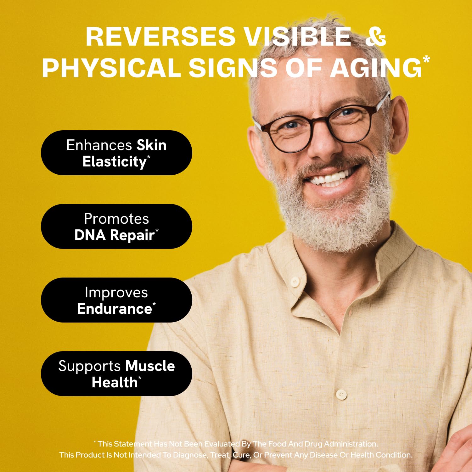 Opaque NMNH supplement bottle packaging to protect from light and moisture.