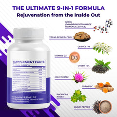 Ingredients: NMNH, Trans-Resveratrol, Quercetin