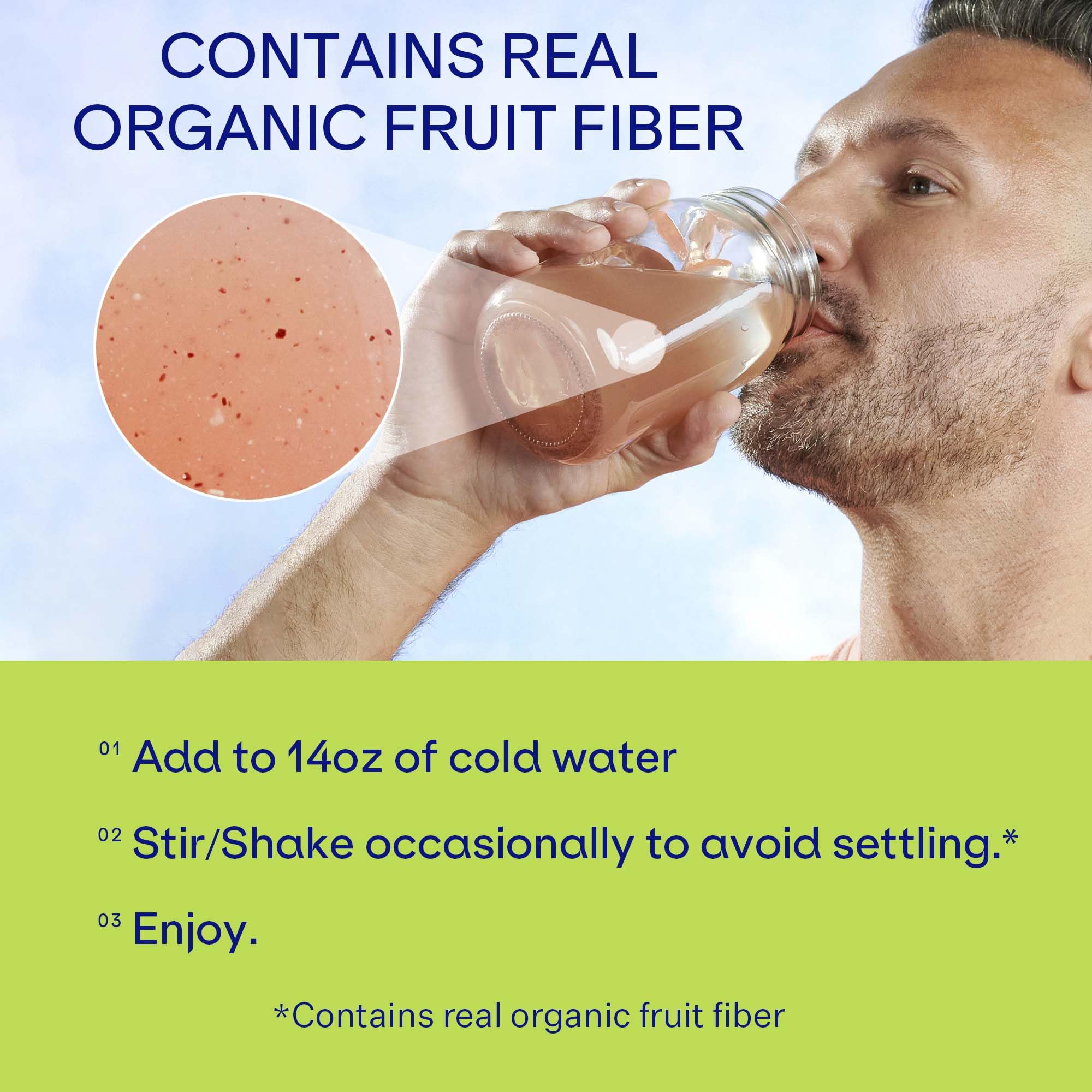 Illustration of no added sugar in Blueshift formula