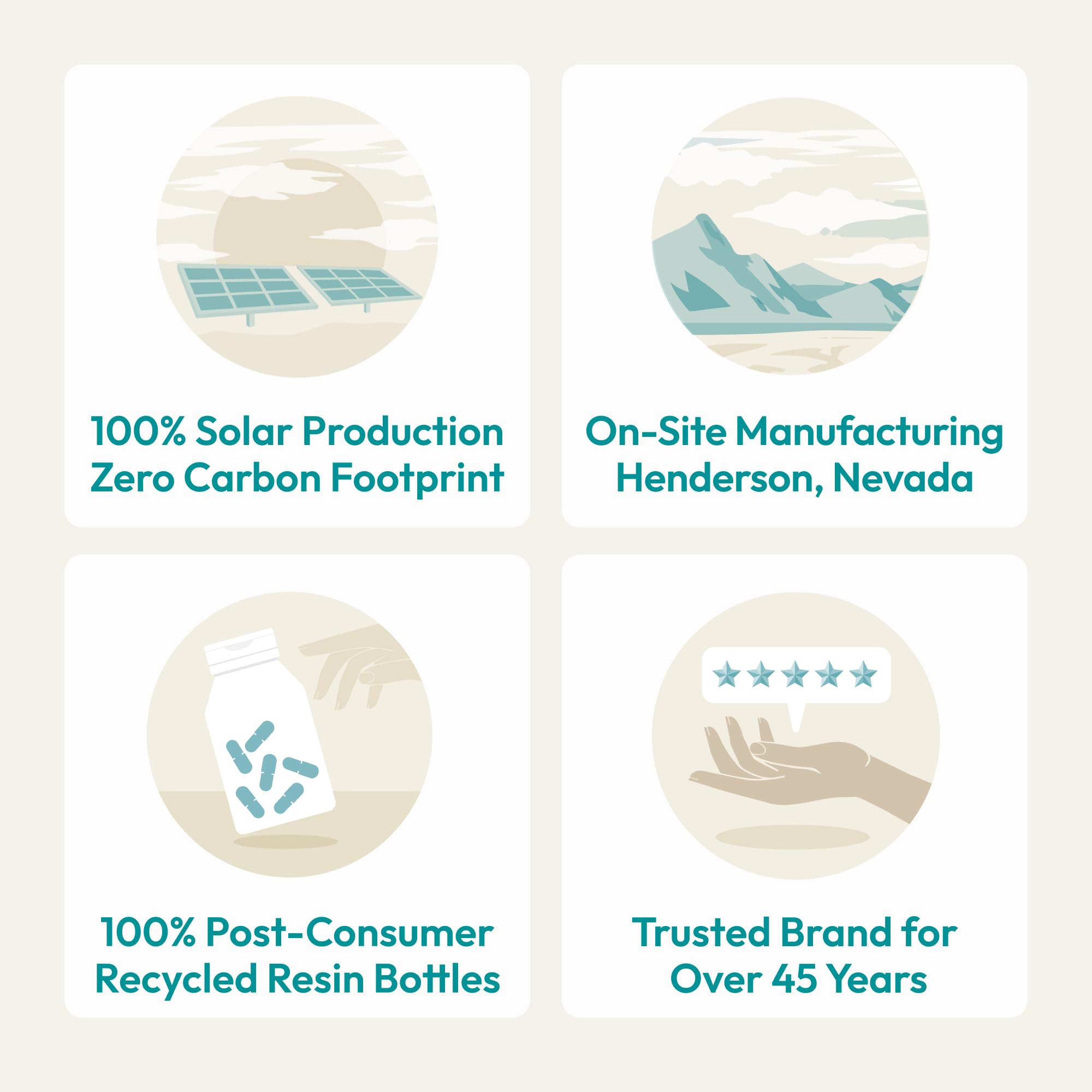 No additives and allergen-free icon highlights