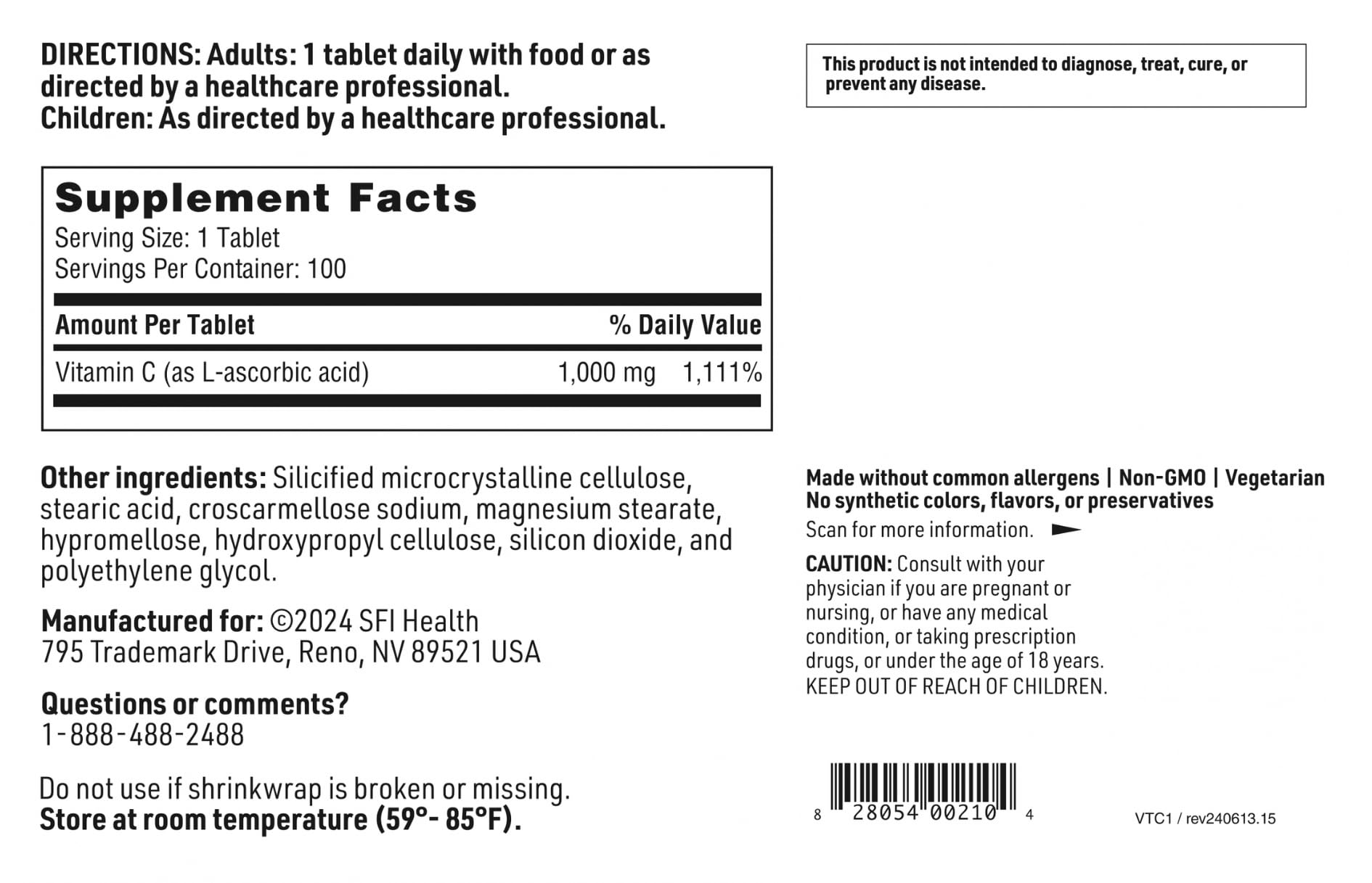 No artificial colors, flavors, or preservatives