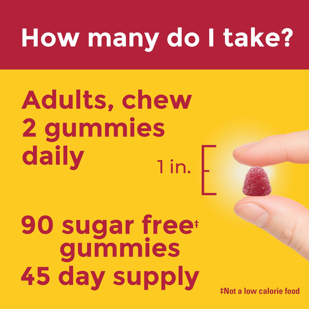 No artificial flavors or colors in Nature Made Zero Sugar Multivitamin Gummies