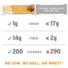 Assorted No Cow bars for an on-the-go snack