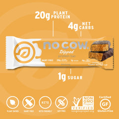 Nutritional info: 20g plant-based protein, 1g sugar