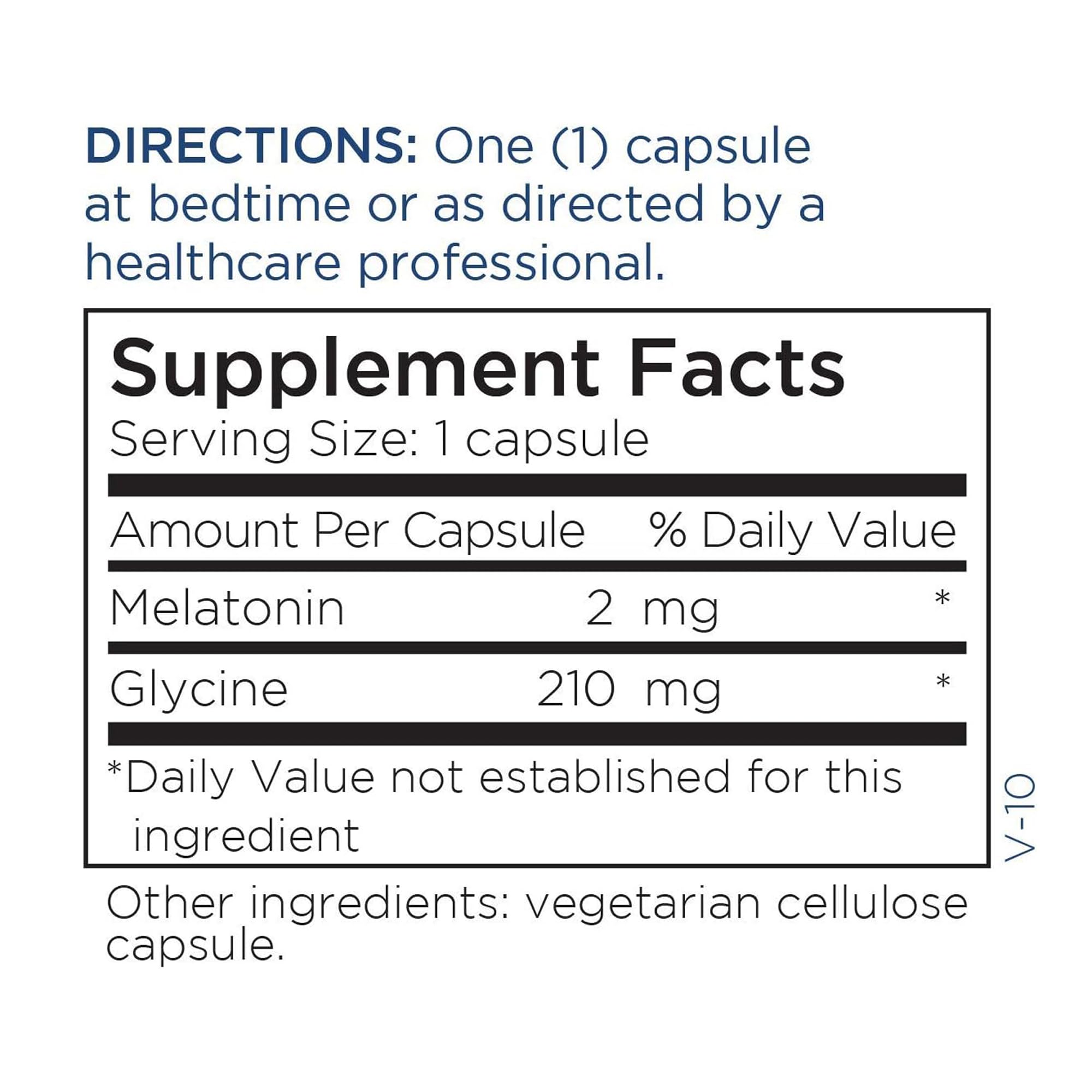 Packaging highlighting no fillers, binders, preservatives