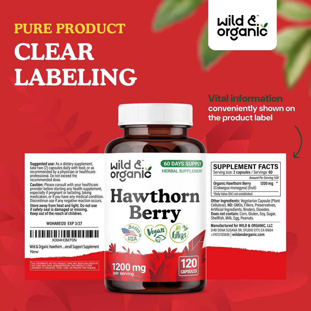 No fillers, vegan and non-GMO symbols on packaging.