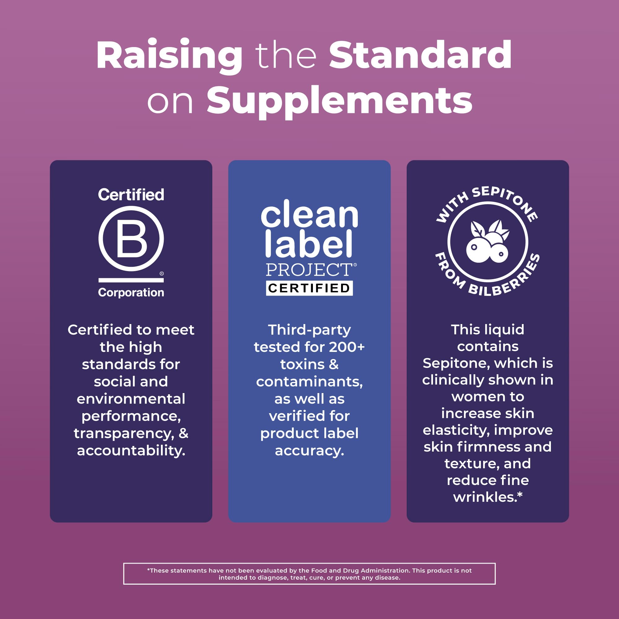 No melatonin, dairy-free and gluten-free claim on bottle