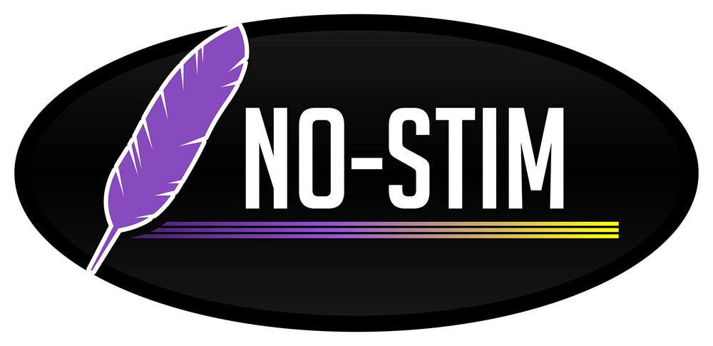 No-Stim product packaging on display