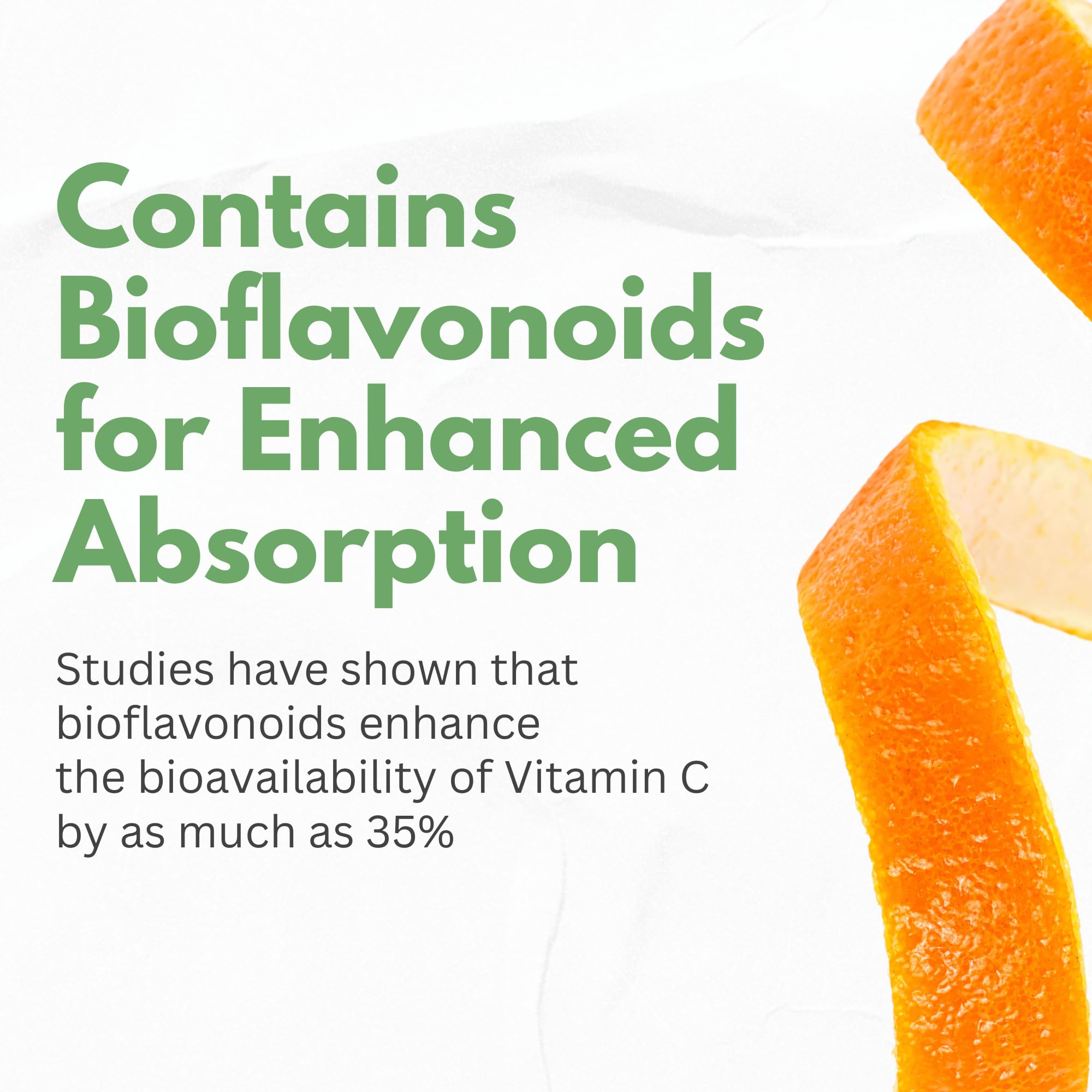 Label indicating no synthetic ascorbic acid