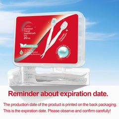 No water needed toothbrushes for convenience