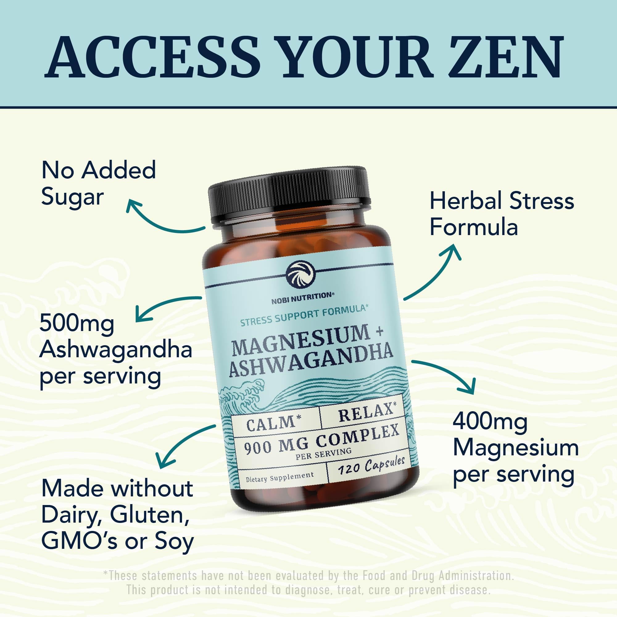 Nobi Nutrition Ashwagandha root close-up highlighting natural source.