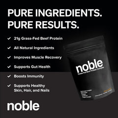 Packaging box for Noble All-in-One Chocolate Protein Powder