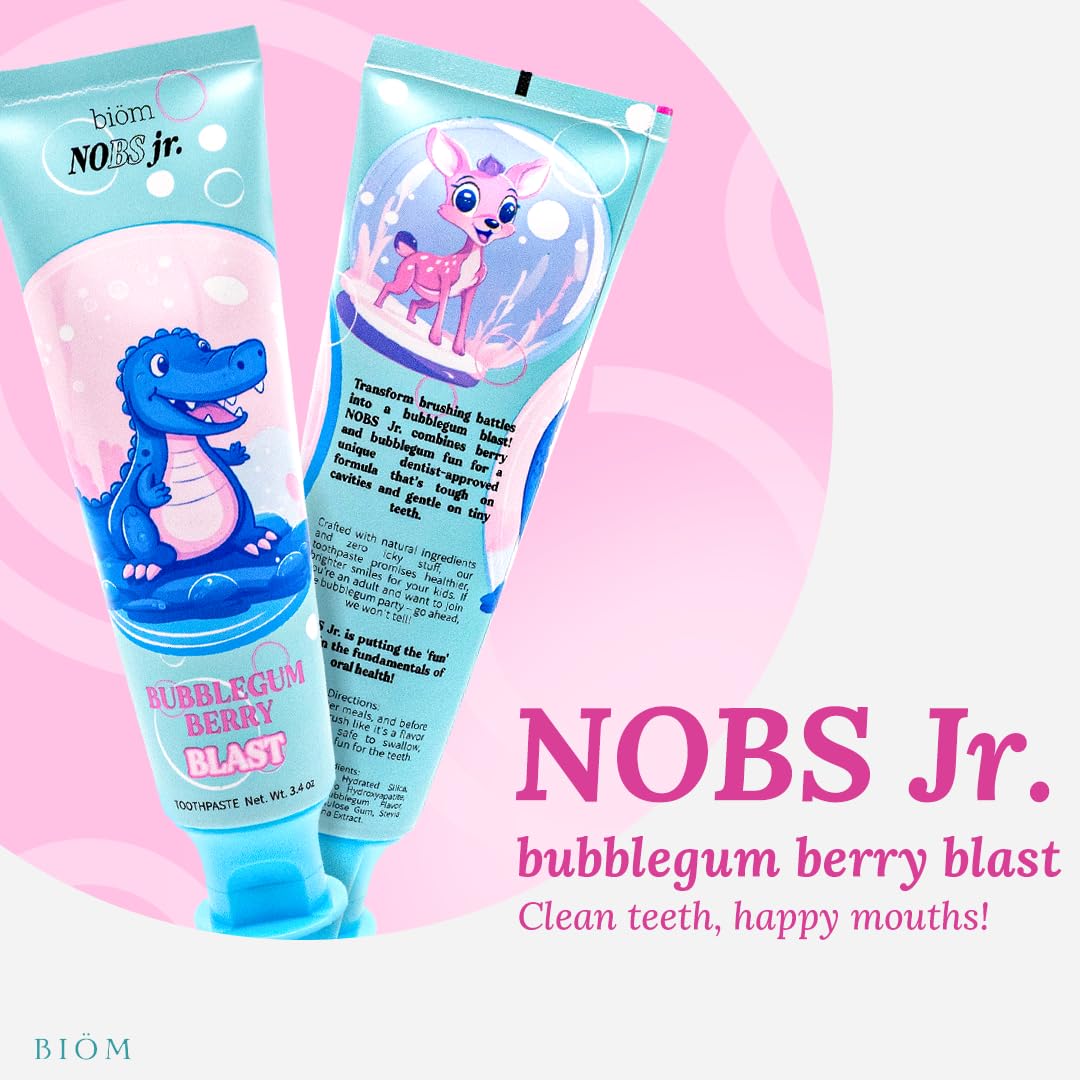 NOBS Jr bubblegum flavor for kids