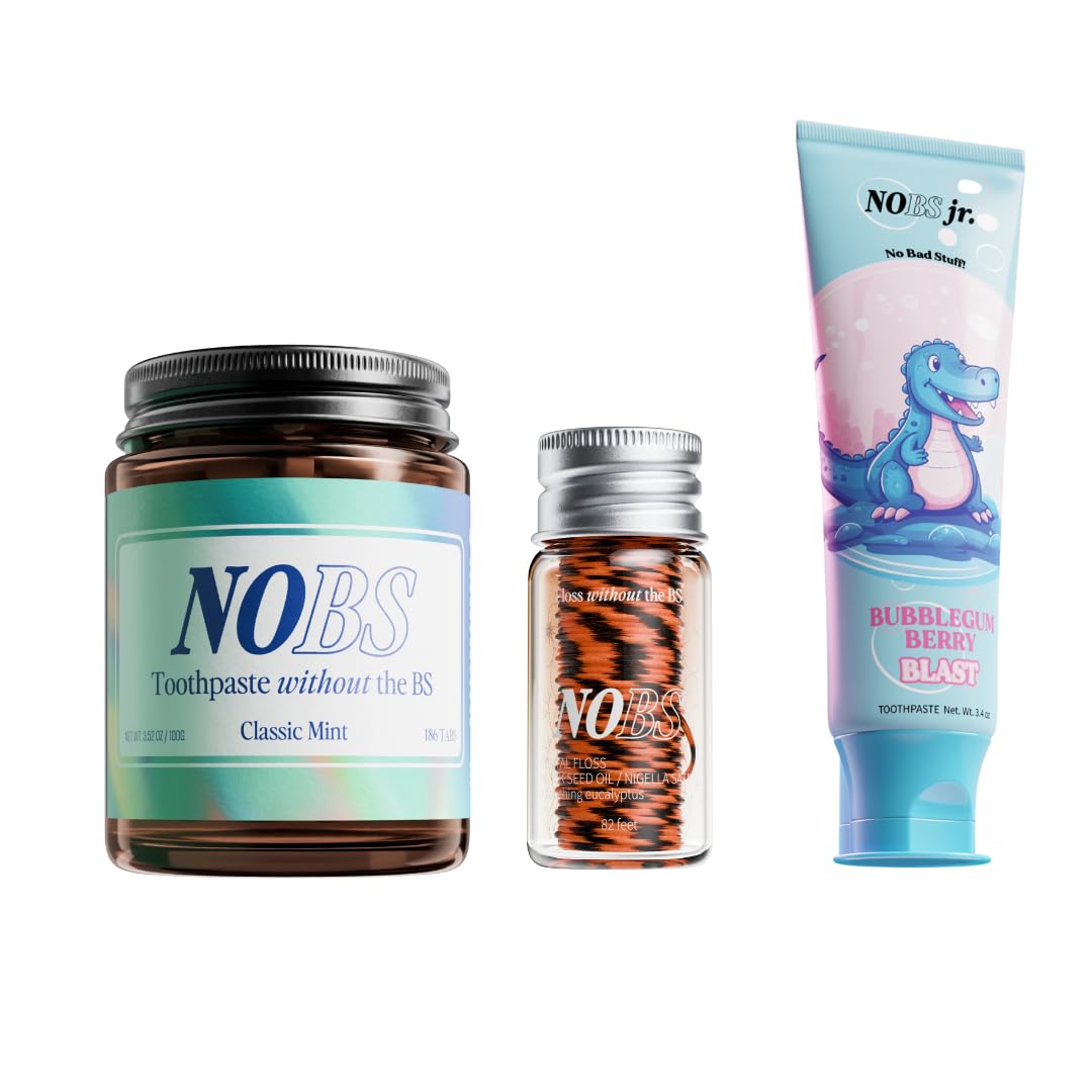 NOBS toothpaste tablets - 3 month supply