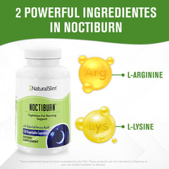 Serving suggestion with water and Noctiburn capsules