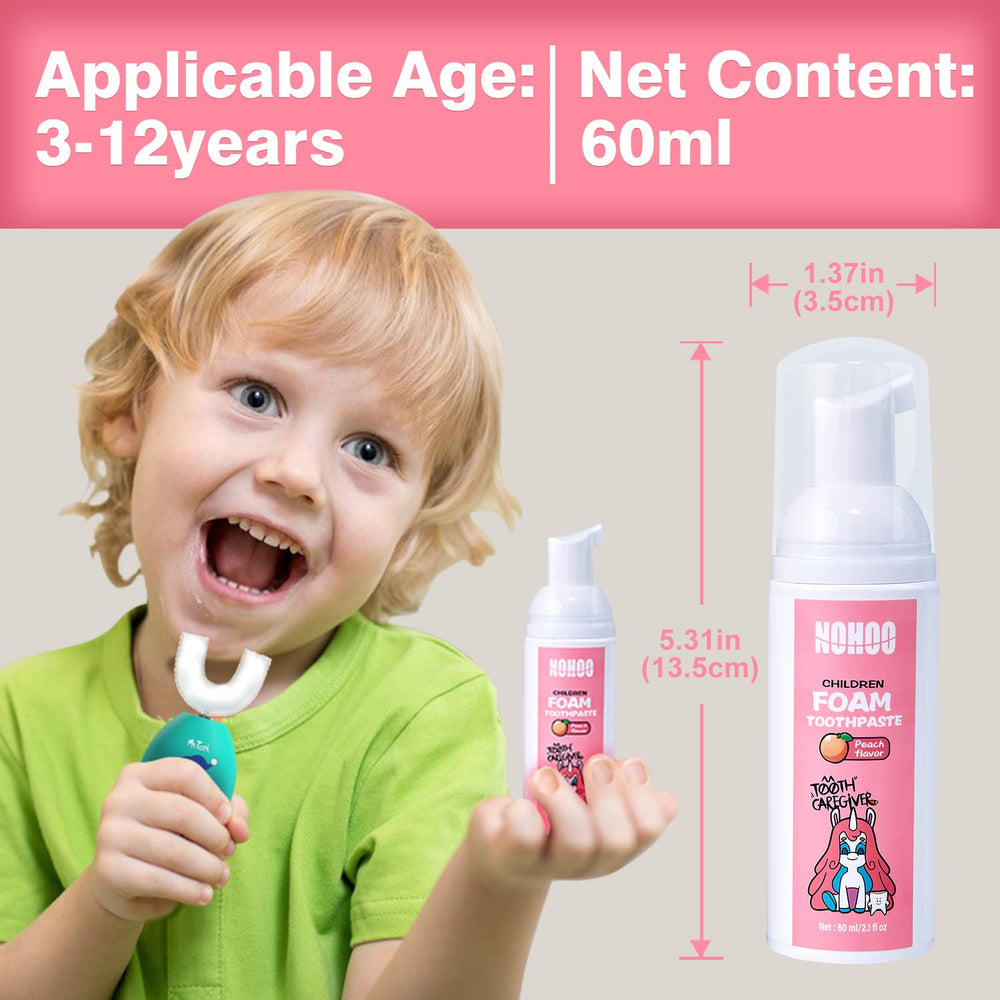 Kid-friendly pump design for NOHOO toothpaste