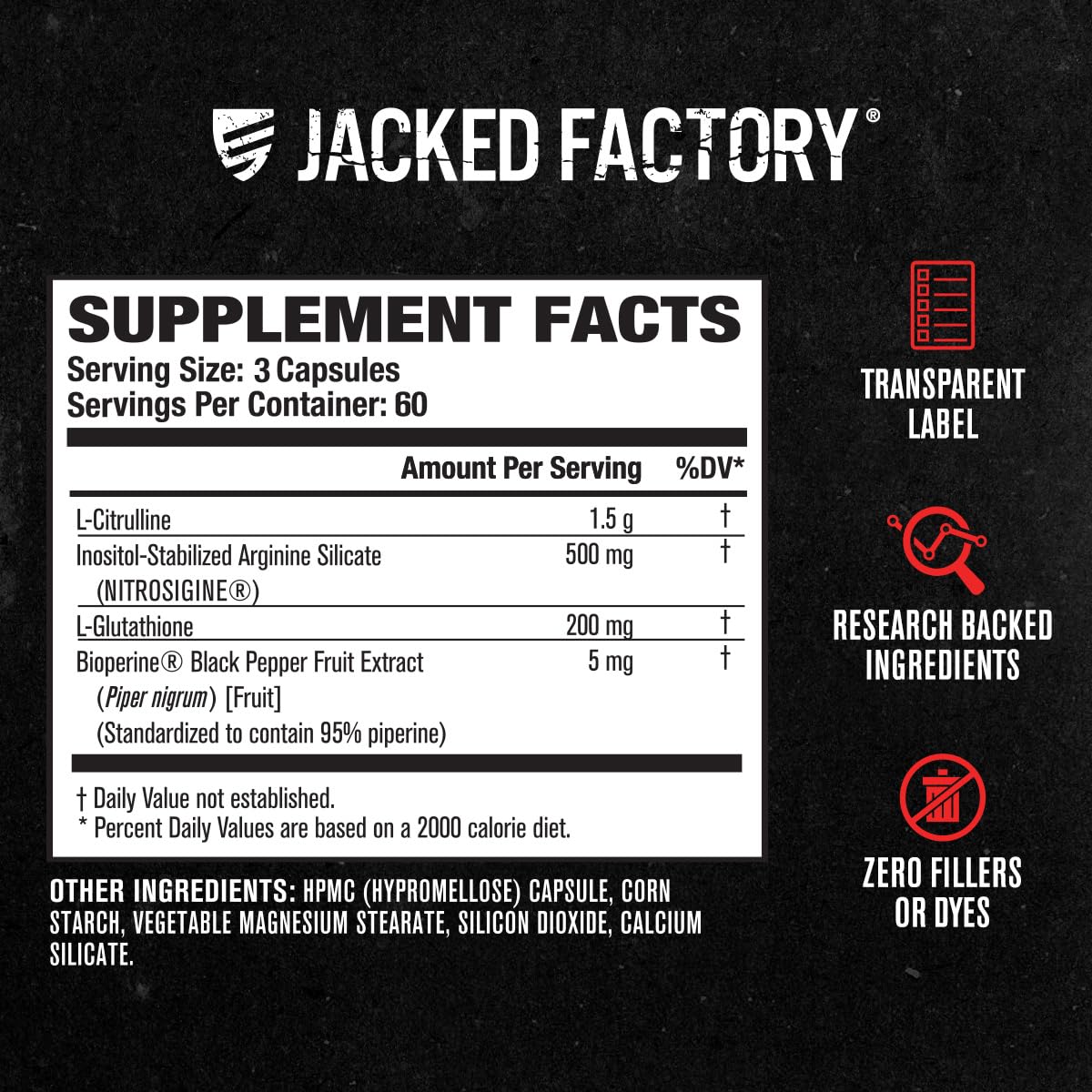 Ingredient highlights of N.O. XT: Nitrosigine, L-Arginine, L-Citrulline