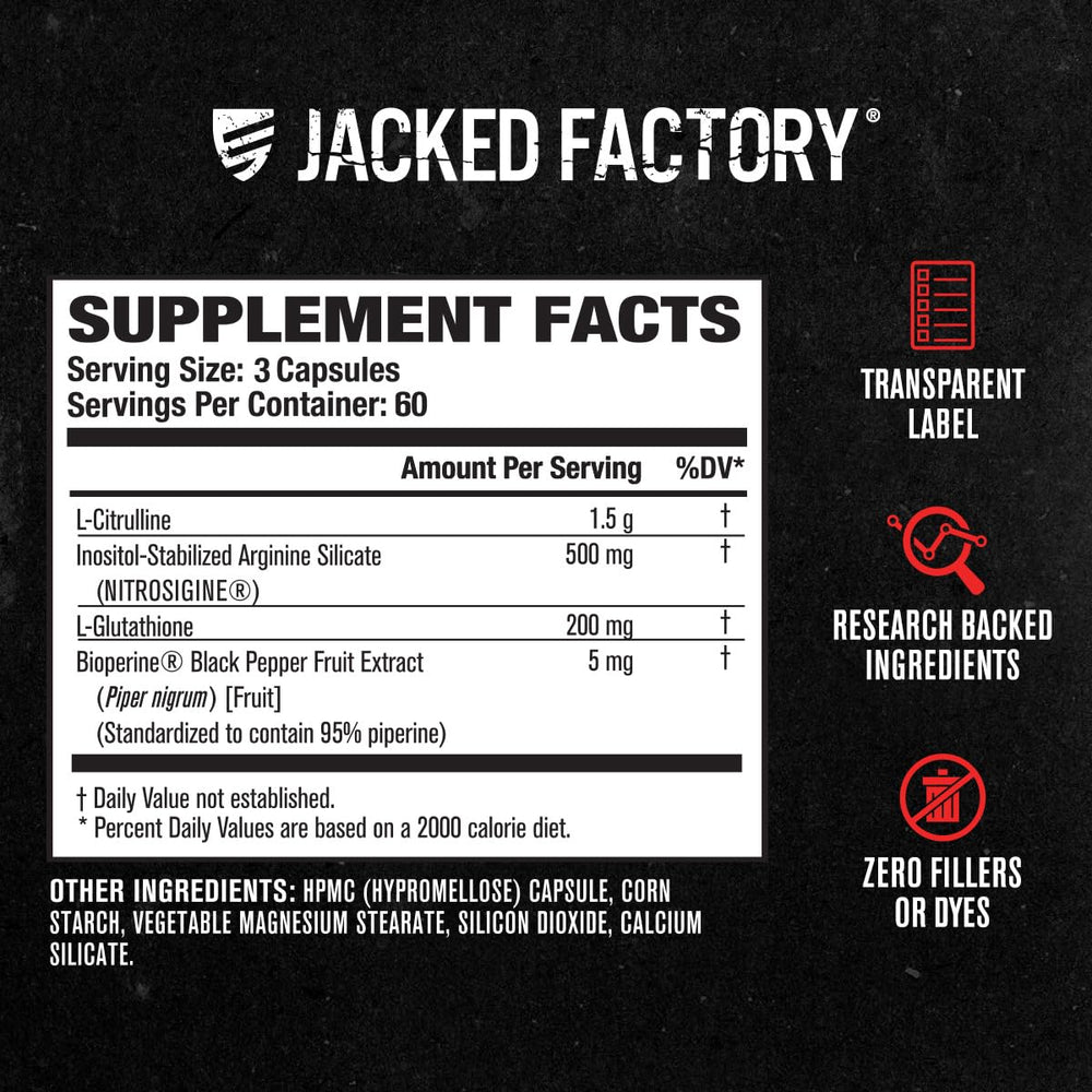 Ingredient highlights of N.O. XT: Nitrosigine, L-Arginine, L-Citrulline