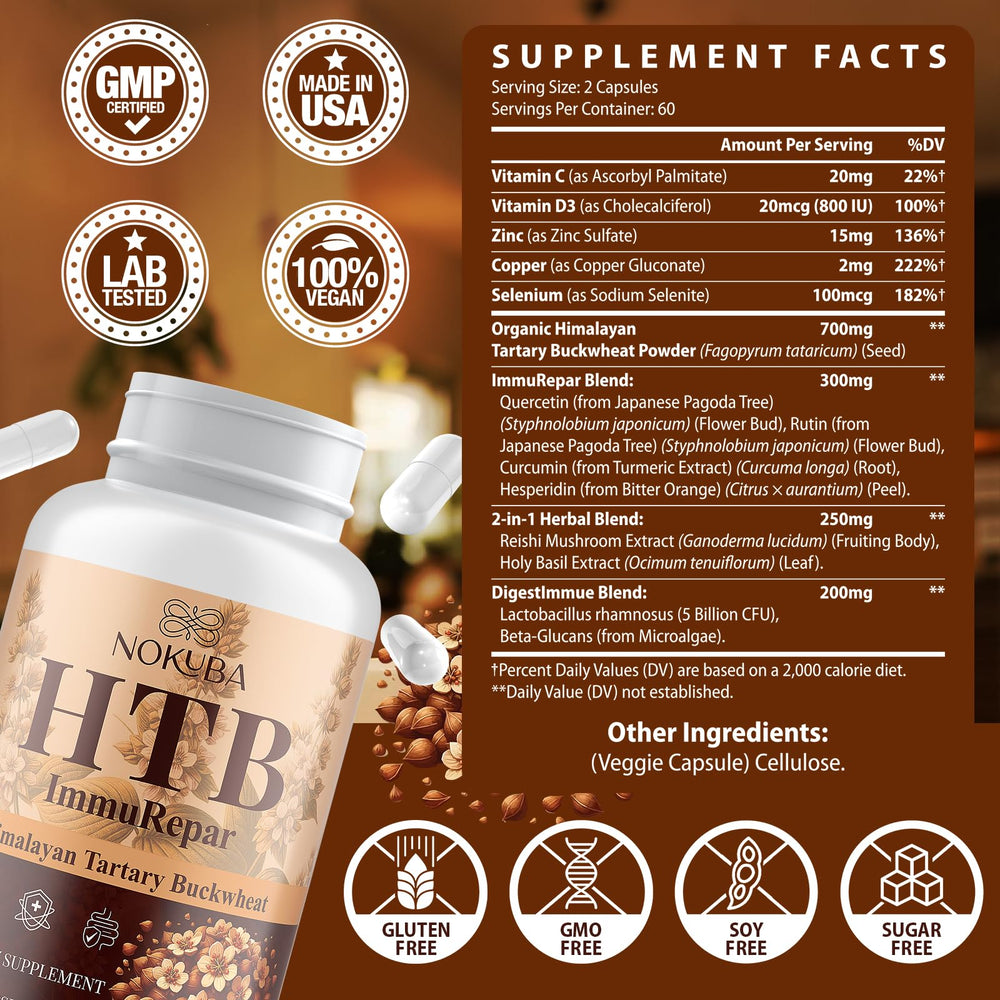 Vegan capsules of Nokuba Immune Support