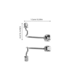 Durable metal nose pad holder construction