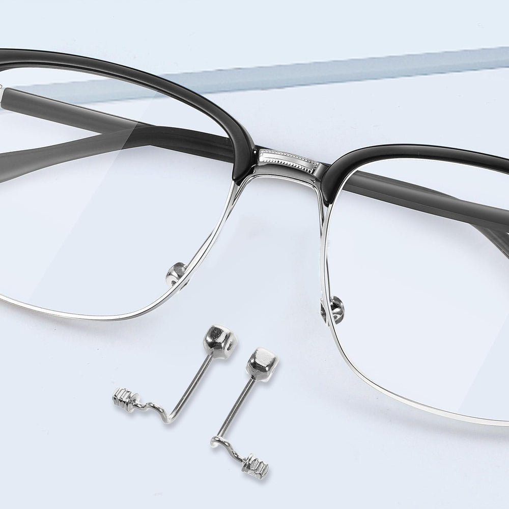 Metal nose bridge replacement for glasses