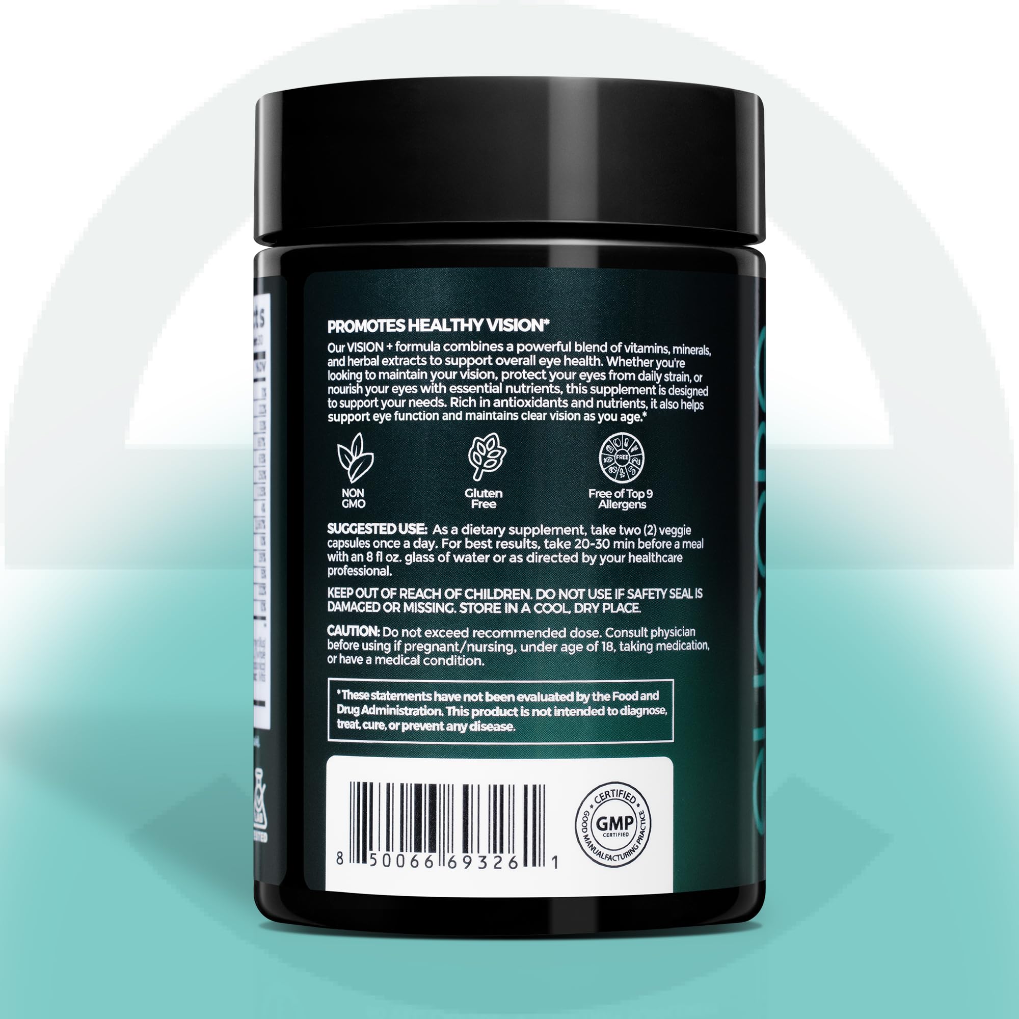 Non-GMO and allergen-free claim on product packaging