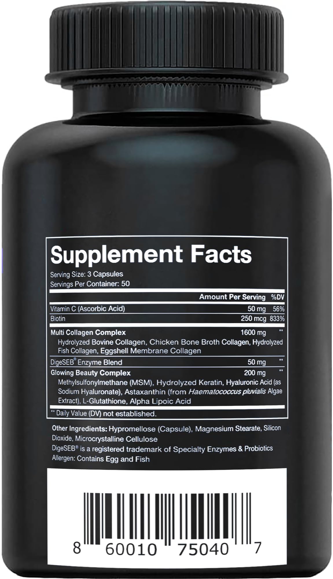 Non-GMO capsules packaging