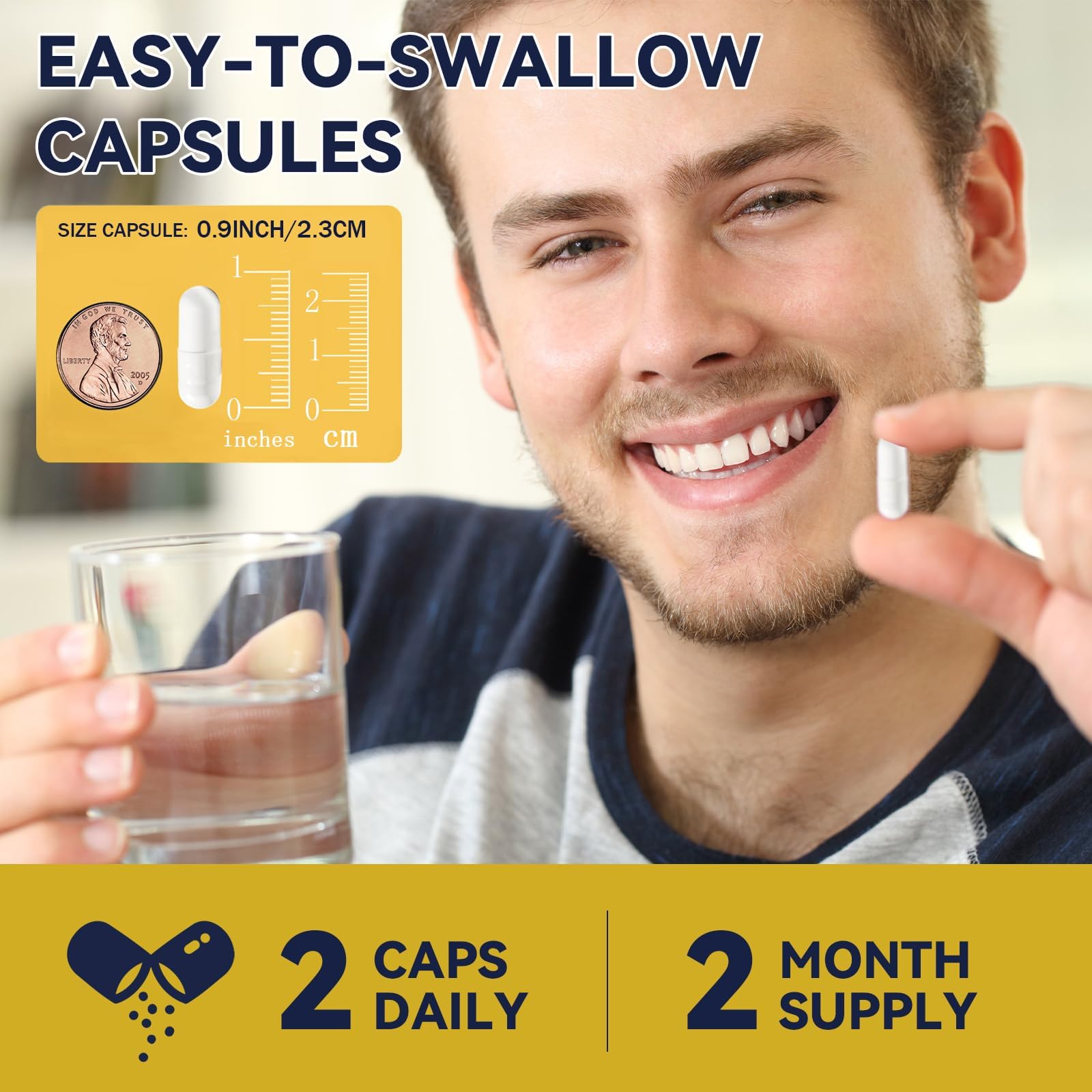 Non-GMO, dairy-free, gluten-free cinnamon capsules