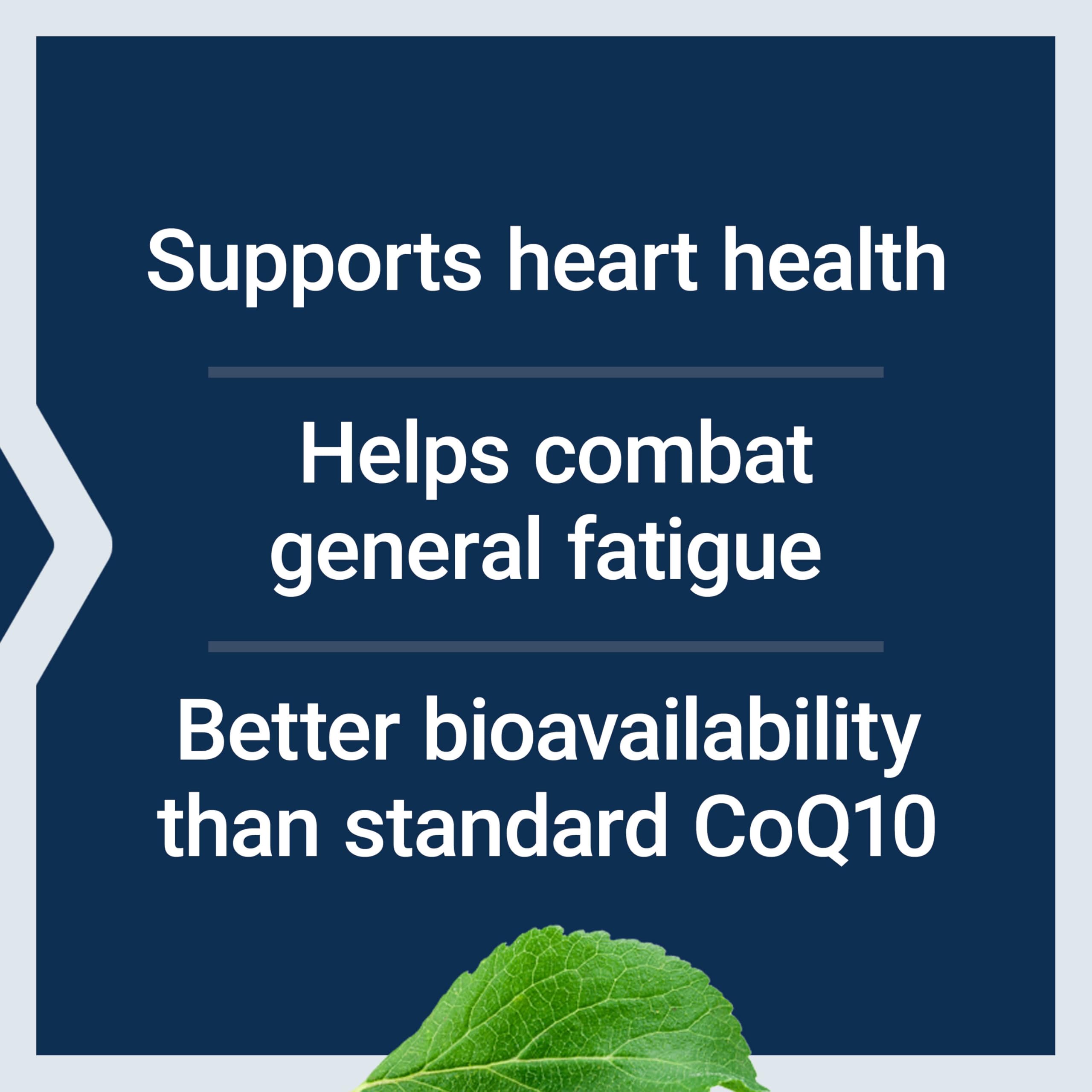 Non-GMO gluten-free CoQ10 USA manufactured label